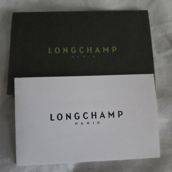 Longchamp Le Pliage Mini Top Handle Cosmetic Pouch Case w/ Stars Black NWT - Picture 8 of 9